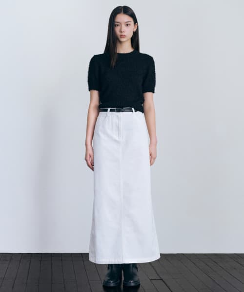 우먼즈 CP 맥시 스커트 [화이트]