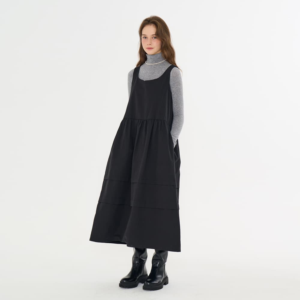 [다영 PICK] MET cosy bustier dress black